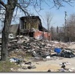 dilapidated building in Detroit