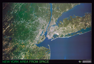 NEW YORK FROM SPACE